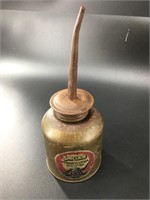 Vintage oil can from Sinclair Pennsylvania Motor O