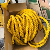 Yellow rope, unsure of the length