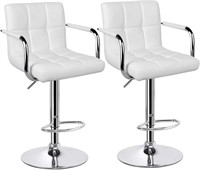 Yaheetech Tall Bar Stools Set  360 Swivel