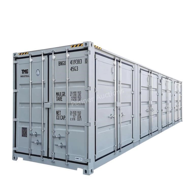 TMG 40' High Cube Side-Open Shipping Container