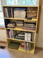 Yellow bookshelf