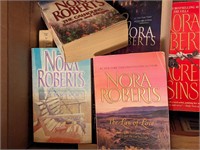 Box of Nora Roberts Paperbacks