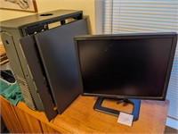 Monitor and Computer Tower Case