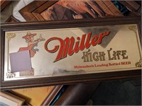 Miller High Life Vintage Mirror