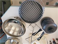 Kitchenware Lot Double Boiler etc