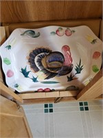 Vintage Japan Decorative Turkey Plate