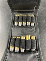 Belt shell holder with 10 rounds of .45 Long Colt