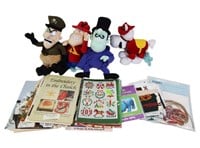 PLUSH TOYS & EMBROIDERY BOOKS AND MORE