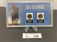 19th & 20th Century Indian Head Pennies