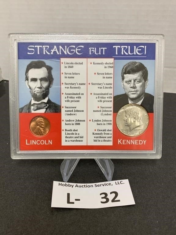 Strange but True Lincoln & Kennedy (Silver Half)