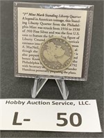 1899 Standing Liberty Quarter Silver