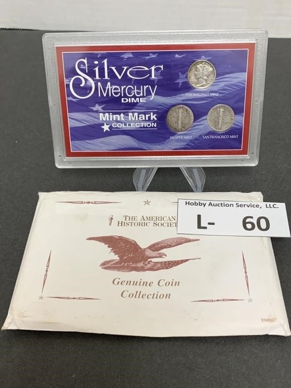 Silver Mercury Dime Mink Mark Collection