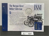 Silver 1881-S Morgan Silver Dollar