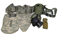 BODY ARMOR, GAS MASK AND MORE!