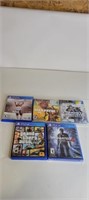 FIVE PS3 AND 4 GAMES