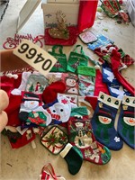 Christmas stockings and decor