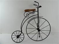 Metal Wire Penny-Farthing Bicycle Wall Décor