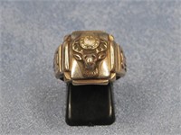 14K Gold Overlay BPOE Elks Ring