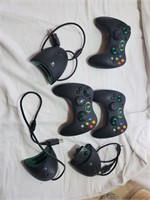 3 Logitech XBox Style Gaming Controllers