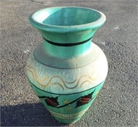 Large Southwestern Style Pottery Vase 21.5" tall