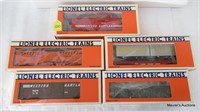 5 Lionel Western Maryland Freight Cars, OB
