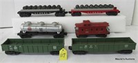 6 Lionel Freight Cars, Tattered OB