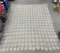 AMAZING Lg crocheted table covering Approx. 86x70