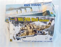 Revell models-MiL-24D Hind Helicopter and RMS