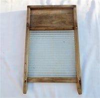 Antique Wood & Glass Washboard. No advertising on