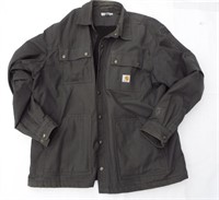 Carhartt Dark Grey Barn Coat/Jacket, XL. Fleece