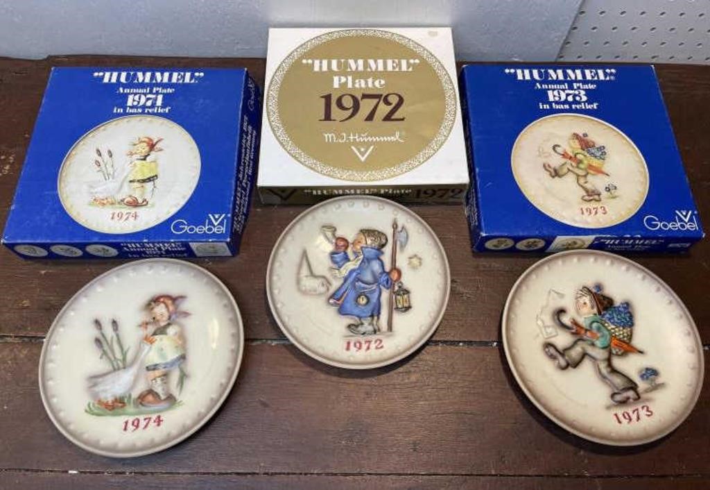 3 Hummel Annual bad Relief plates