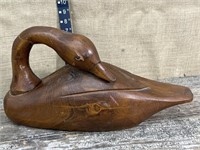 Carved wooden goose - Canada