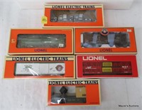 6 Modern Lionel Freight Cars, OB