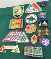 Small lot of boy scouts patches