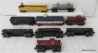 9 Lionel Freight Cars (No Shipping, Pick-Up Only)
