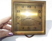 Kienzie 8 day brass clock. Made in Germany.