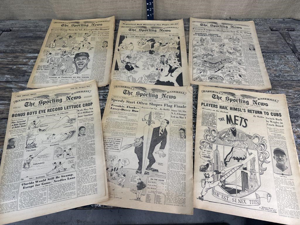 1961 Sporting News newspapers