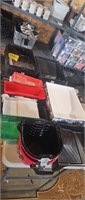 LOT OF PAINT TRAYS