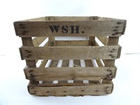 Vintage Wooden Vegetable Crate