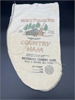 Vintage Westwater Packing Cloth Bag Country Store