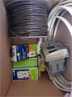 Electrical Lot of Wire and Outlets