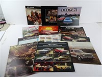 Lot of 1970s Dodge Showroom Catalogs