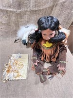 Little Hawk Native American Figurine