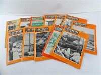 Lot of 12 1950s Electricity on the Farm Magazines