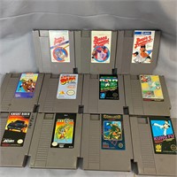 Nintendo NES Lot of 11 Games - UNTESTED