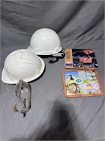 Hardhats, goggles, mouse pads