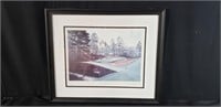 Augusta U.S.A The 12th pencil signed print