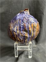 Patinated copper vessel by Ione Citrin