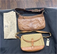 Designer style handbags 2pcs