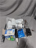 Tapcon screws, powder coating powder, other tools/